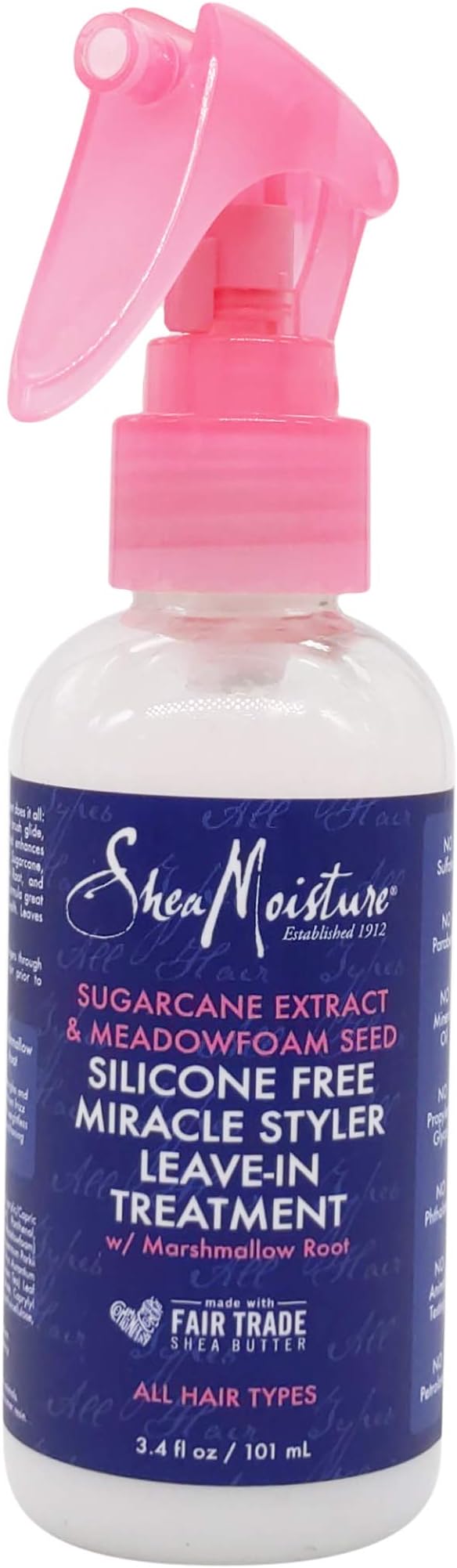 SHEA MOISTURESilicone Free Miracle Styler Leave In Treatment, 3.4 Fl Oz