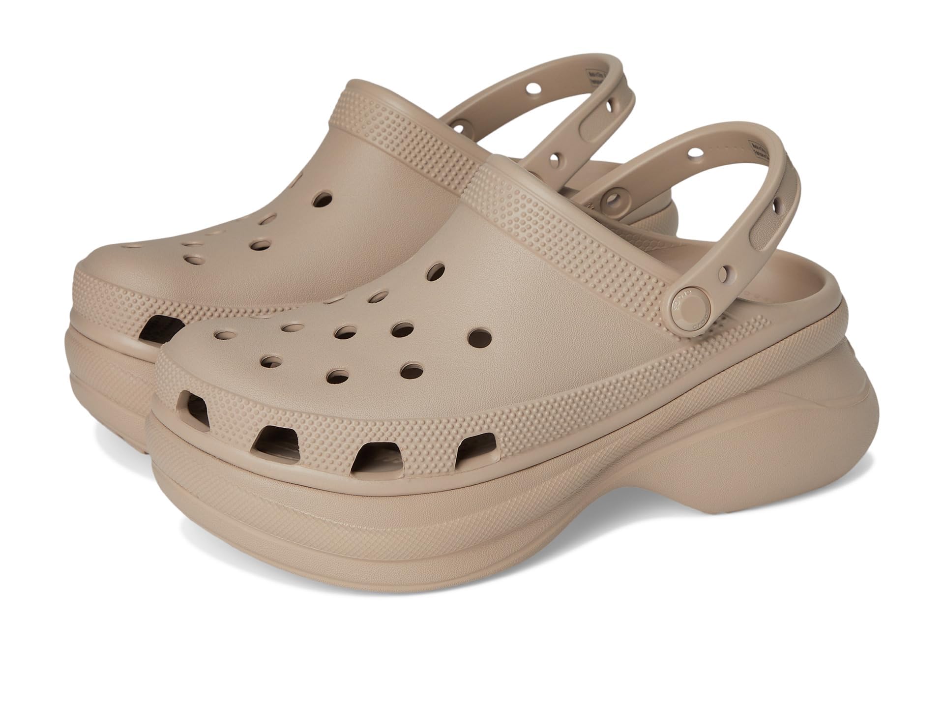 Crocs (クロックス) レディース クラシック ペ クロッグ プラットフォームシューズ レディース, トープ, 27.0 cm