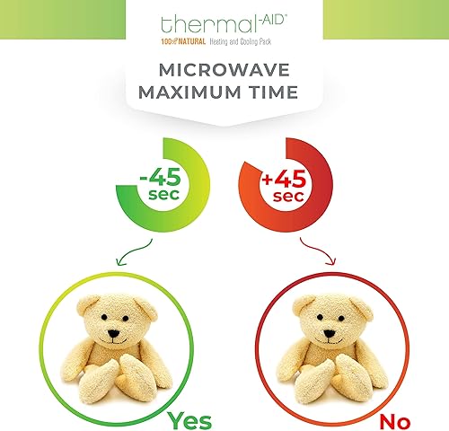 Miniatura 4 de Thermal-Aid Zoo Animals - Honey The Yellow Bear - Animales de peluche terapéuticos calentables para niños - Terapia caliente y fría - Paquete de