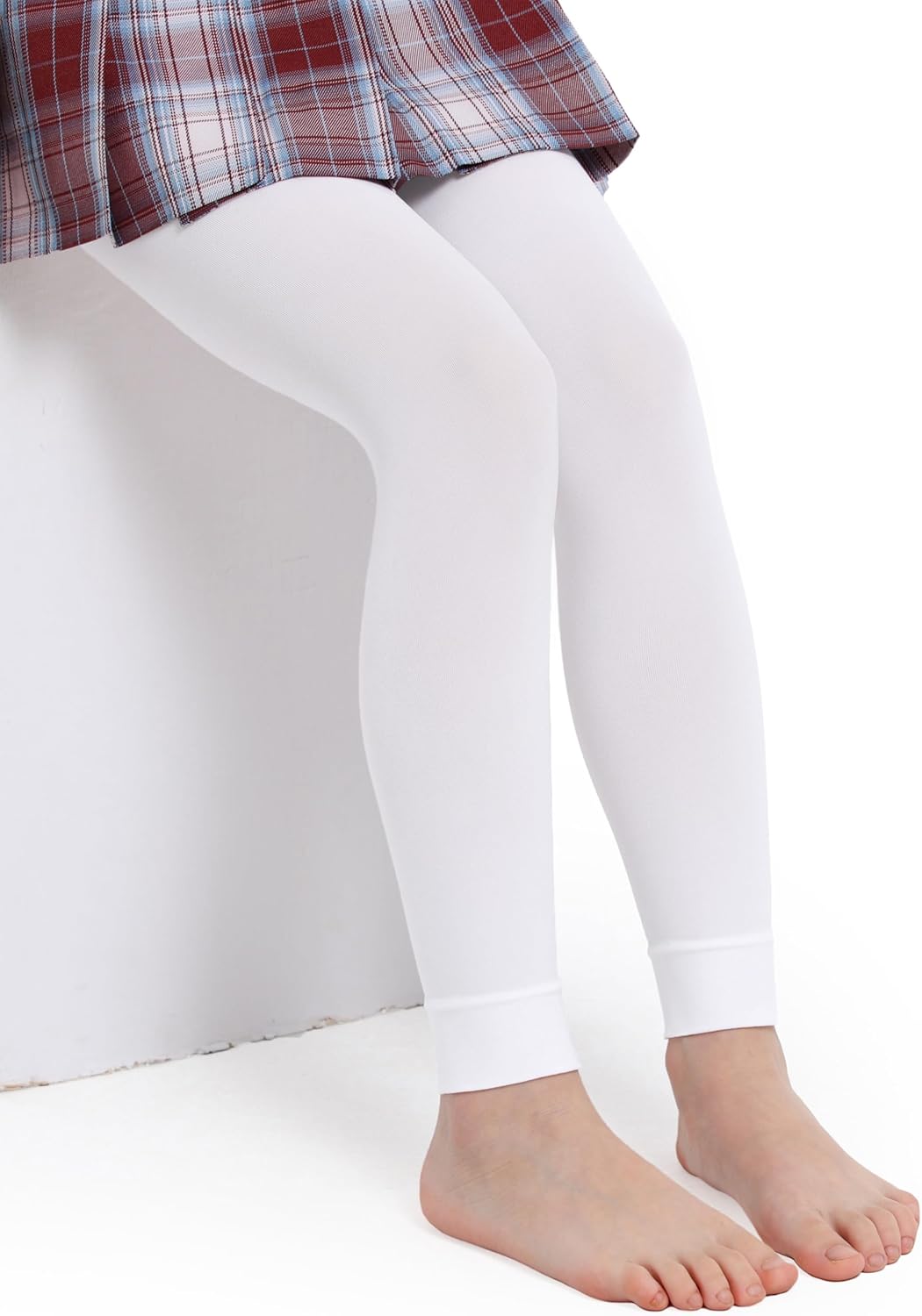 Girls Footless Tights for Dance Ballet Super Soft Leggings for Toddler Students Children Stockings - Image 4