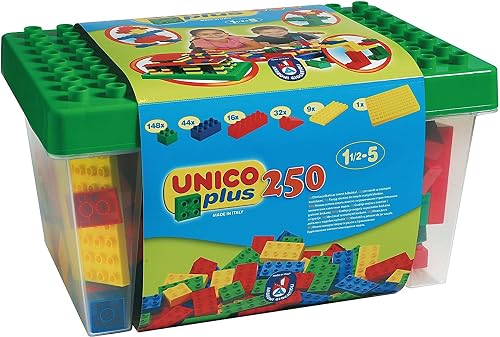 Unico Plus 8525 - Box of Building Blocks (250 Pieces) - 4