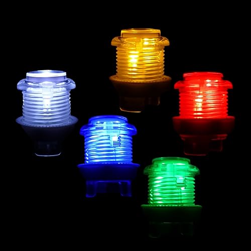 Miniatura 6 de SJJX Arcade 2 Player Game Controller Stick DIY Kit LED Buttons with Logo MX Microswitch 8 Way Joystick USB Encoder Cable for PC MAME Raspberry Pi