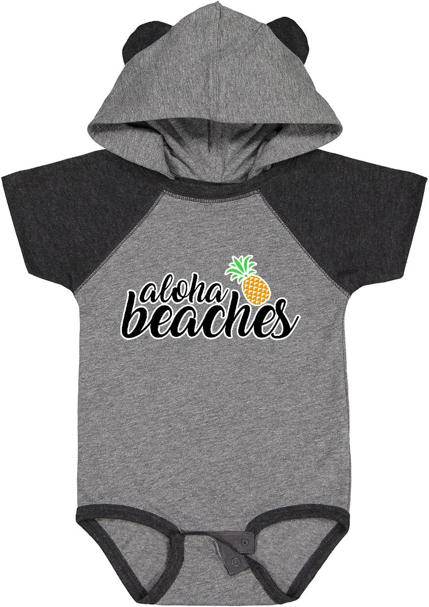 inktastic Hawaiian Pineapple Aloha Beaches Baby Bodysuit