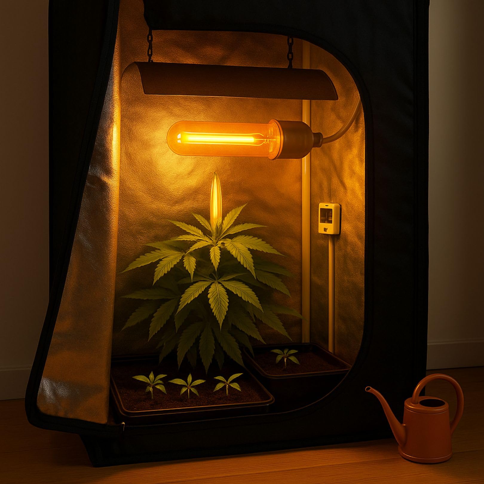 Weedness Grow NDL Leuchtmittel 250 Watt Blütephase - Natriumdampflampe Anbau Indoor Lampe Pflanzenlampe Birne