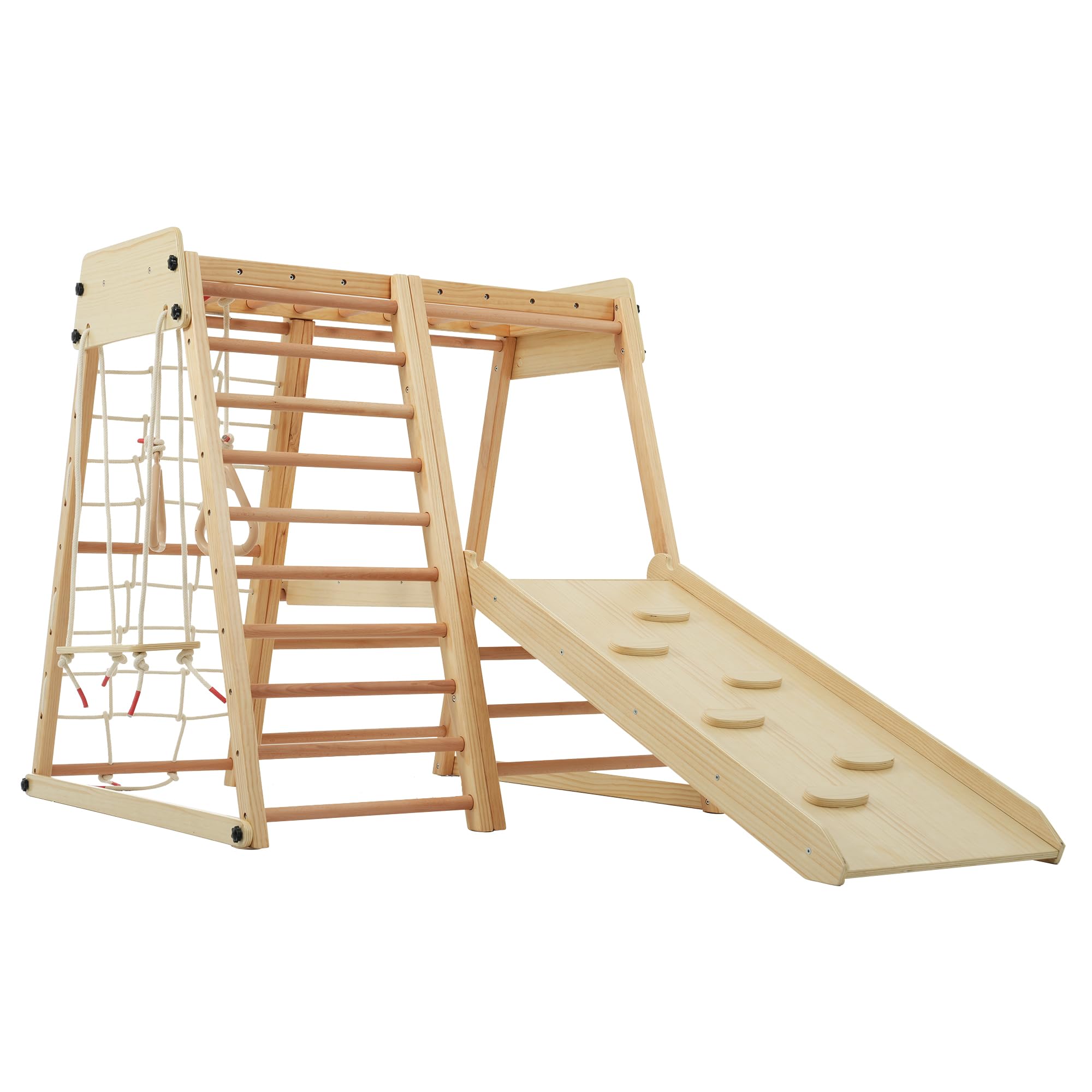 Amazon.co.jp: ジャングルジム 折り畳み収納 9 in1 滑り台 黒板付き