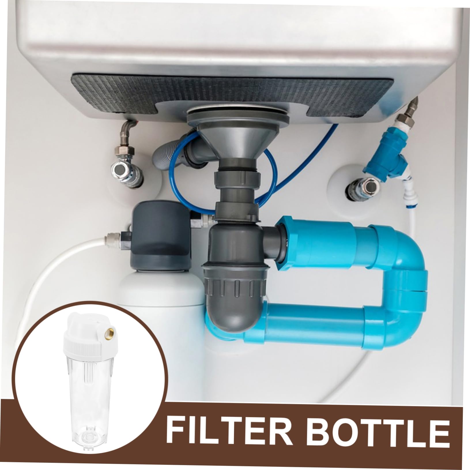 Bouteille Filtrante Antidéflagrante 10 Pouces pour Préfiltre, 1 Pièce