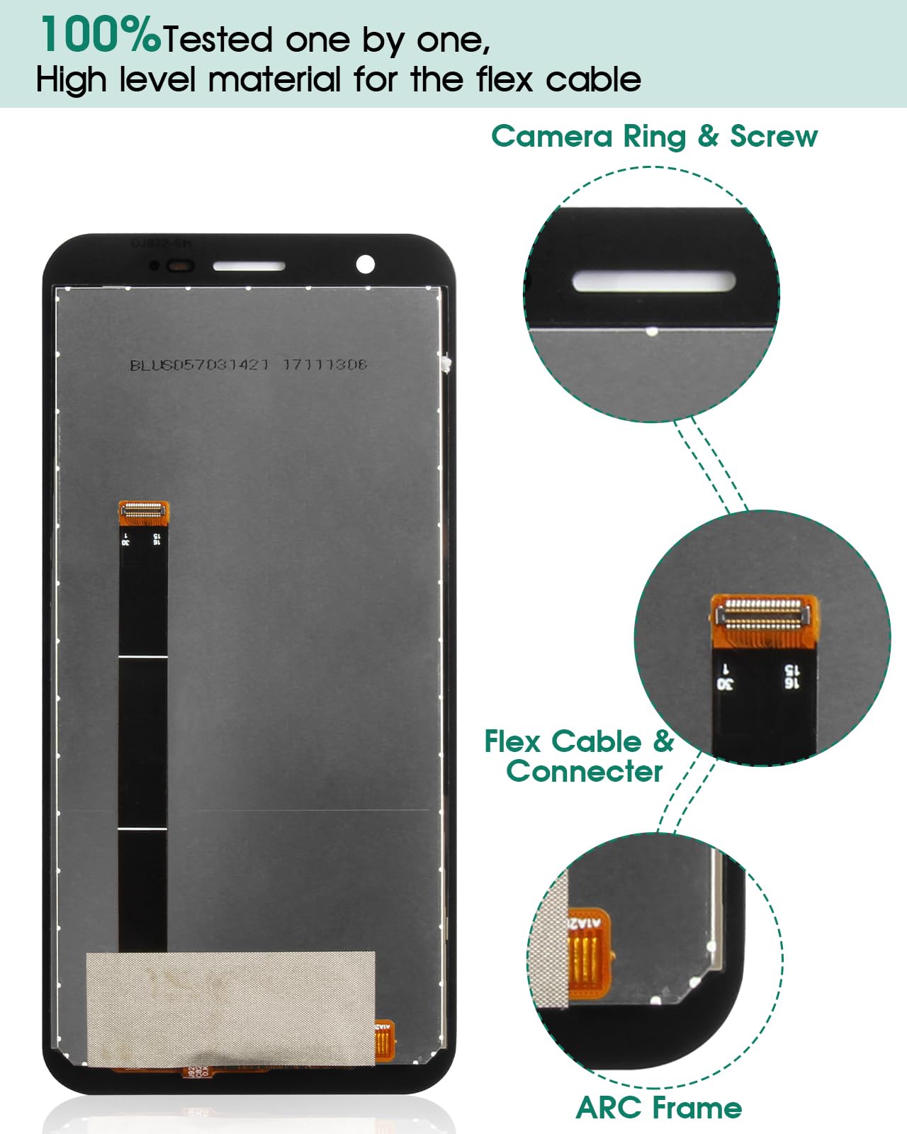 Écran LCD D'origine Pour Blackview BV4800 BV4800 Pro écran Tactile Numériseur Assemblée Remplacement Outils Gratuits