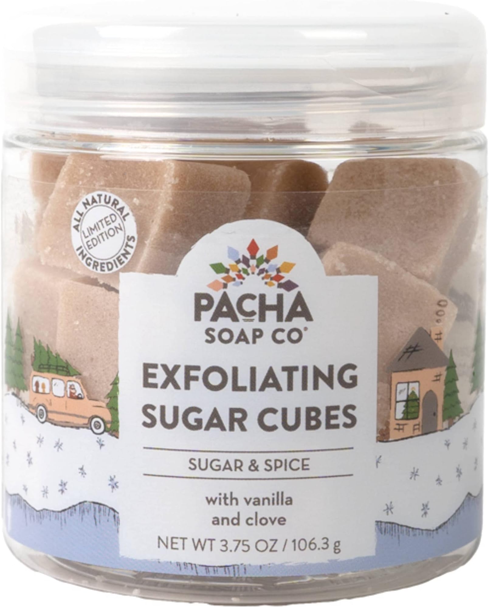PACHA SOAP Sugar & Spice Sugar Cubes, 1 EA