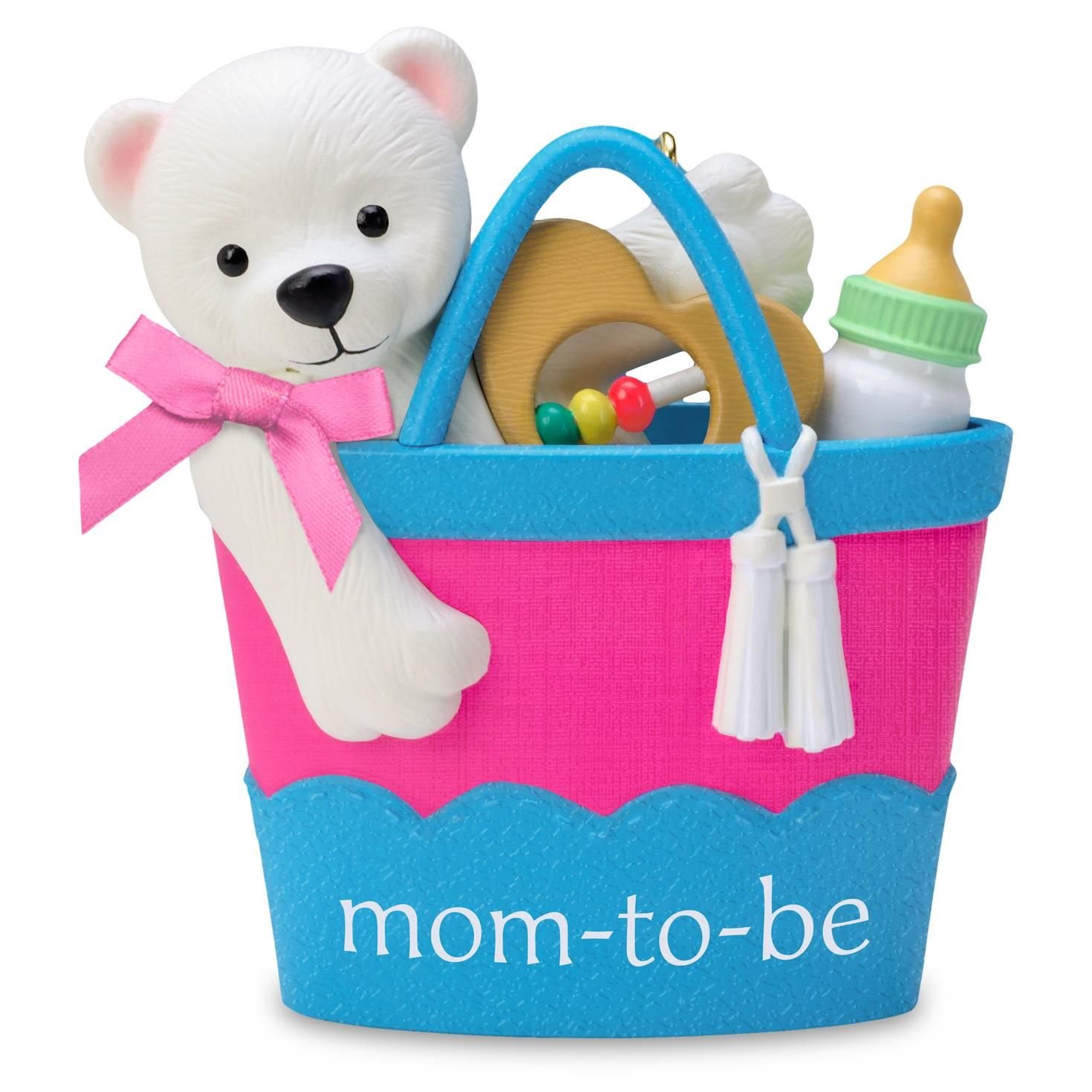 Hallmark Keepsake Ornament Mom to be Basket 2016