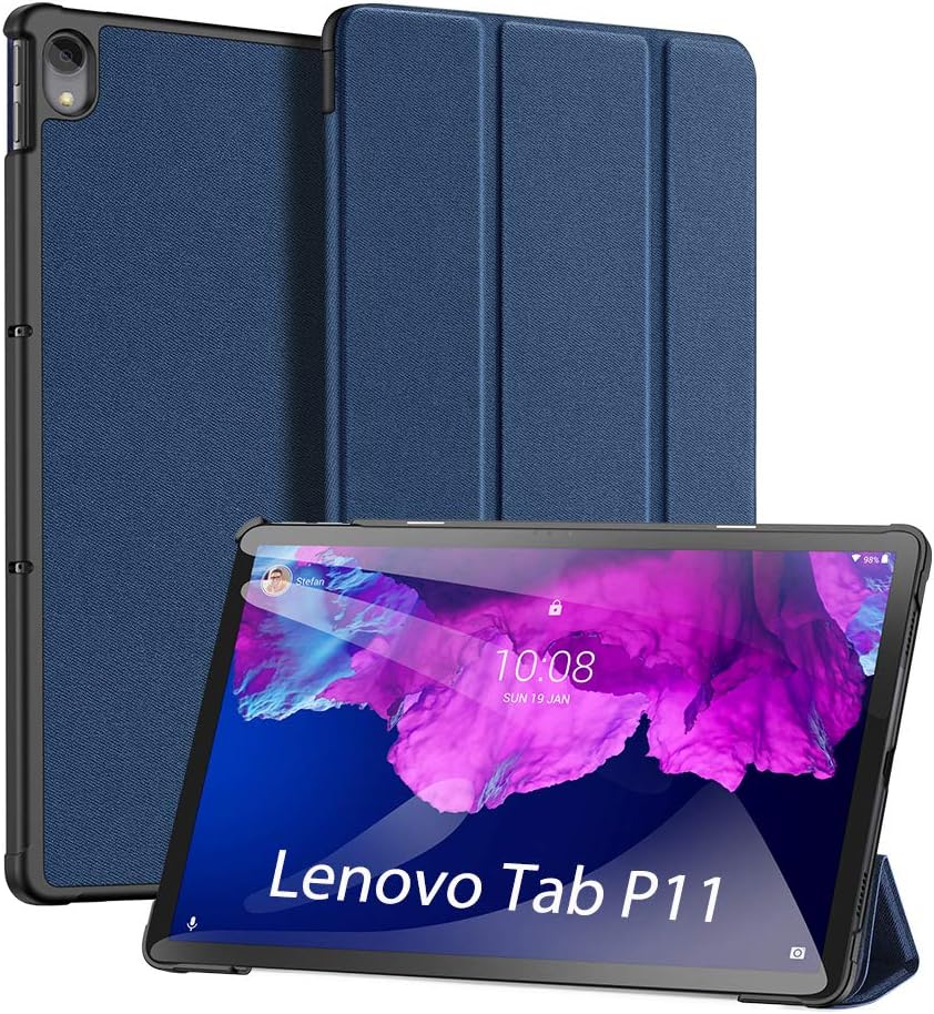 BOLELAW Custodia per Lenovo Tab P11 Pro Gen 2 11,2 2022 con pennino, in pelle PU, con supporto per penna, per Lenovo Tab P11 Pro (2nd Gen) 11,2 TB132/TB138 (Lviola