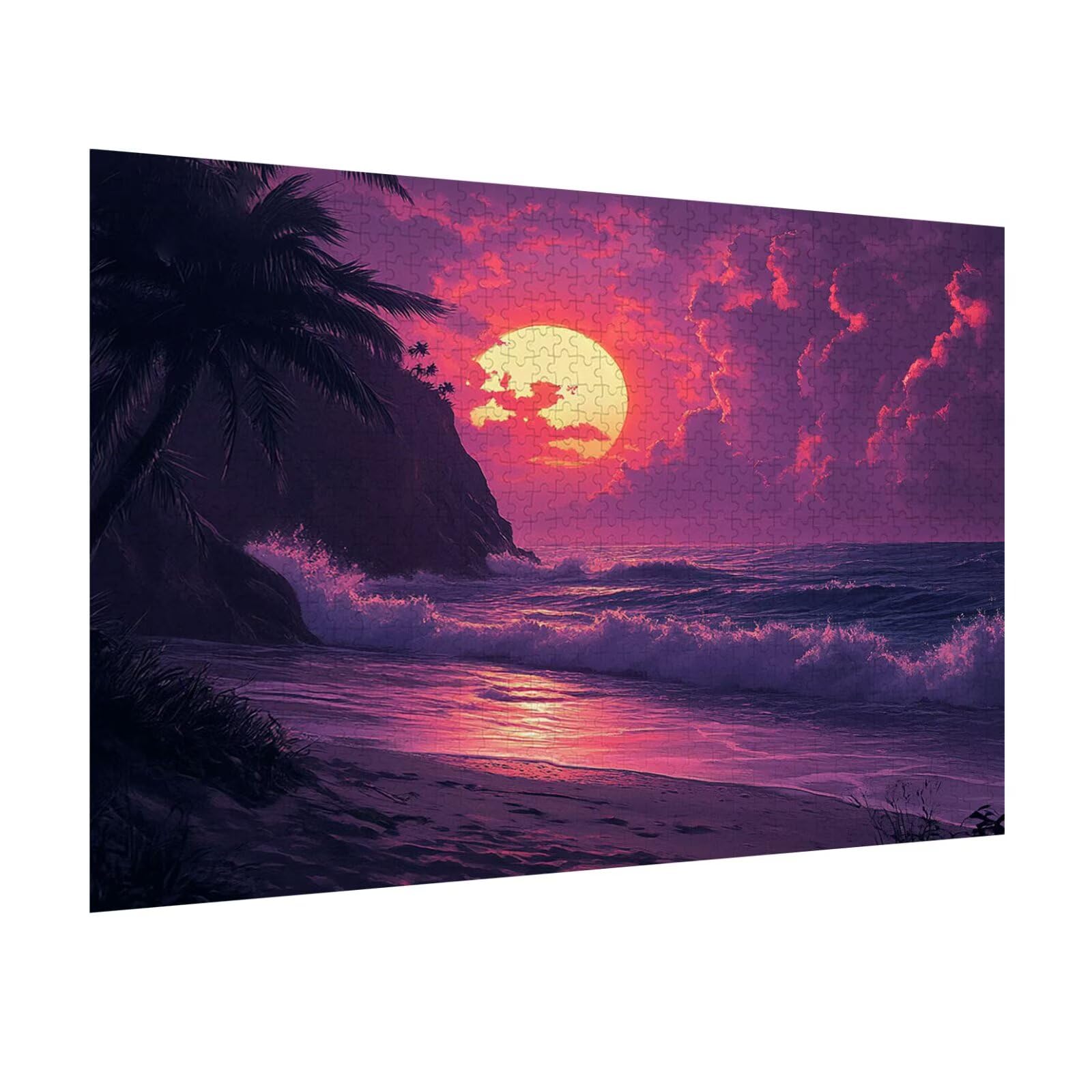Puzzle 3000 Pezzi Sole calante Puzzle Adulti, Gioco Educativo, n-453