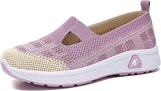 IQYU Mujer Zapatos Verano Sandalias Tacón Cuña Zapatos Mujer Zapatos Étnicos Casuales Zapatos Verano Moda Hueco Transpirable Tacón Plano Suela Suave Zapatos Casuales Zapatos Mujer Amarillo Talla 38