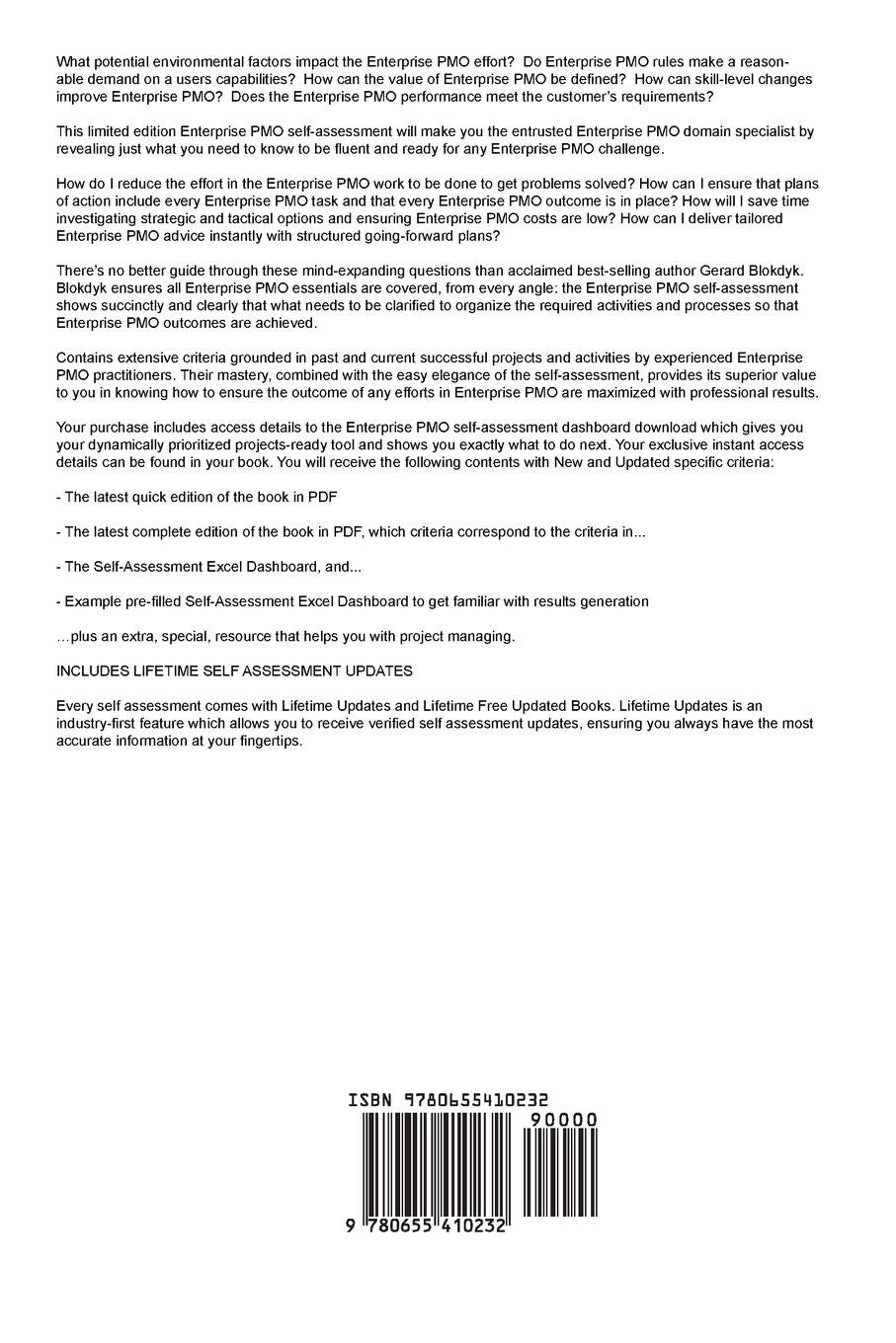 Enterprise PMO Standard Requirements