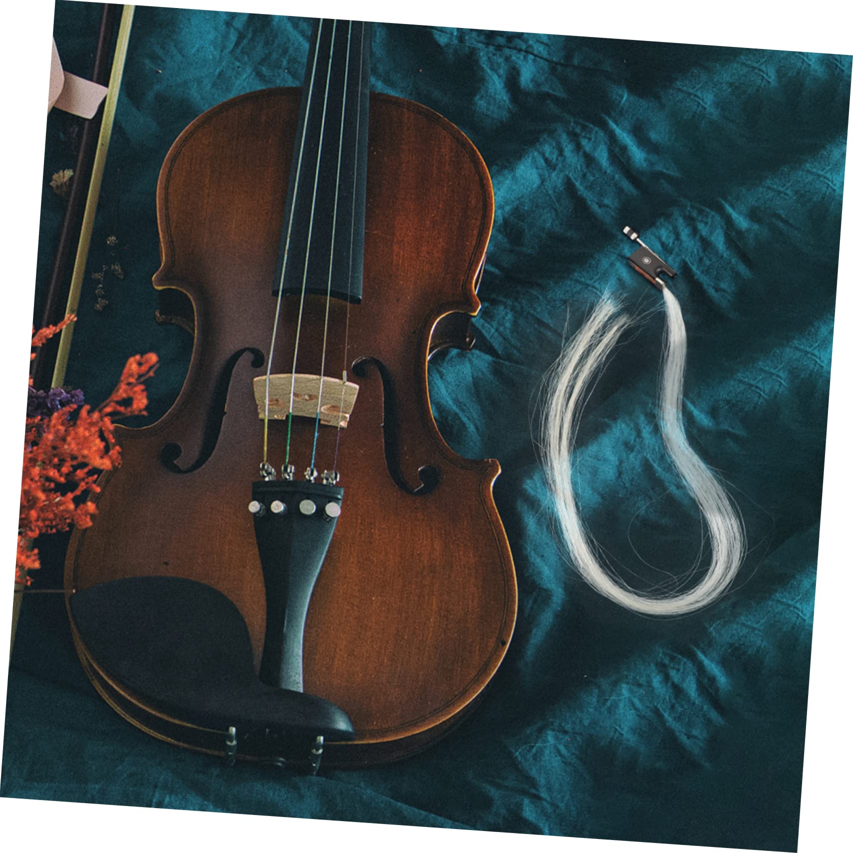 TOYANDONA Coda Cavallo Per Violino Naturali Di Cavallo Accessorio Per Strumenti Musicali Materiale Duttile e Resistente Per Studenti e Iniziali
