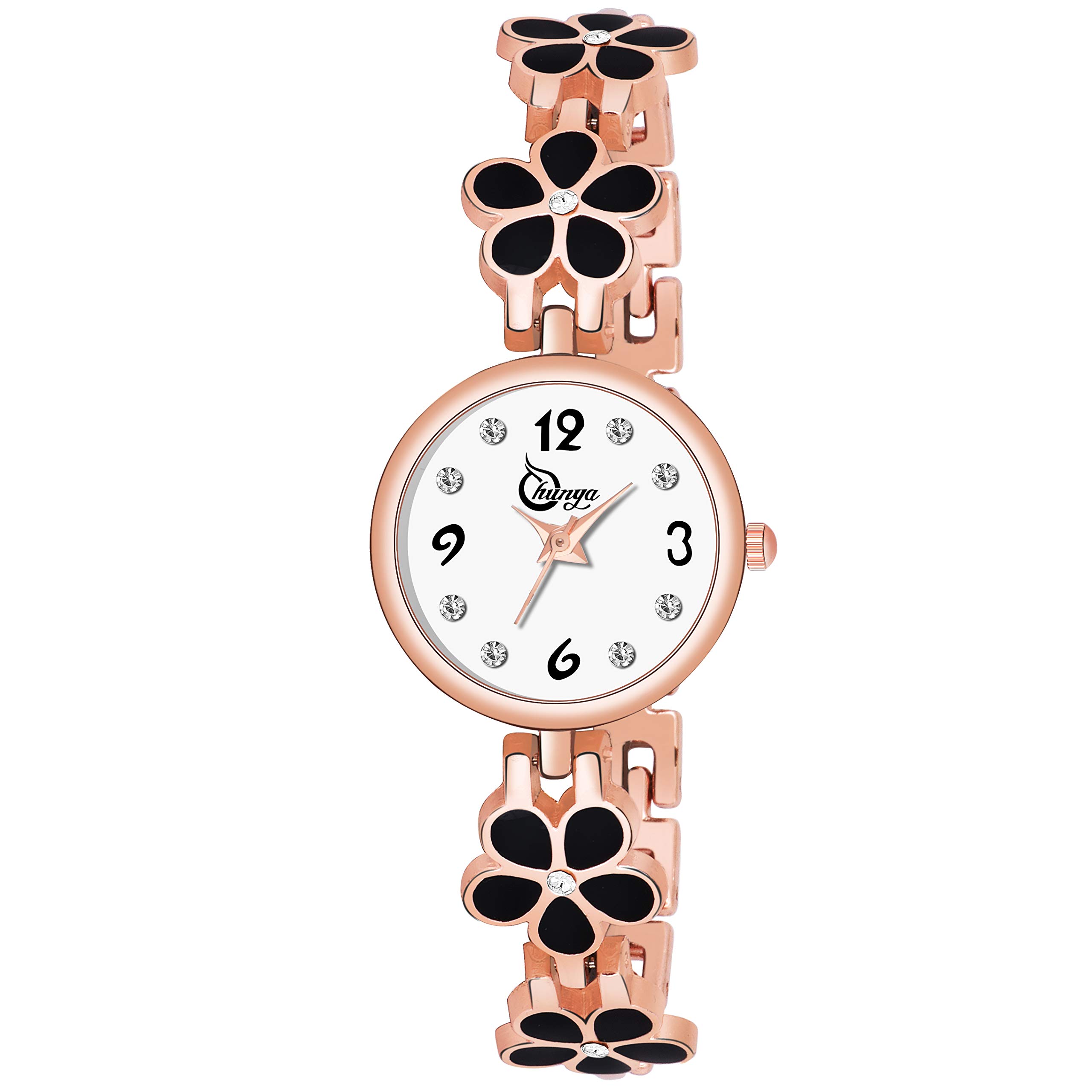 Shunya Design Flower Black Beautiful Exclusive Analog for Women - &-Girls Watch -382 (B08CK9RKHN) Amazon Price History, Amazon Price Tracker