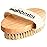 MainBasics Dry Brushing Body Brush for Lymphatic Drainage, Dry Skin, Cellulite, Blood Circulation with Exfoliating Natural Bristles for Flawless Skin