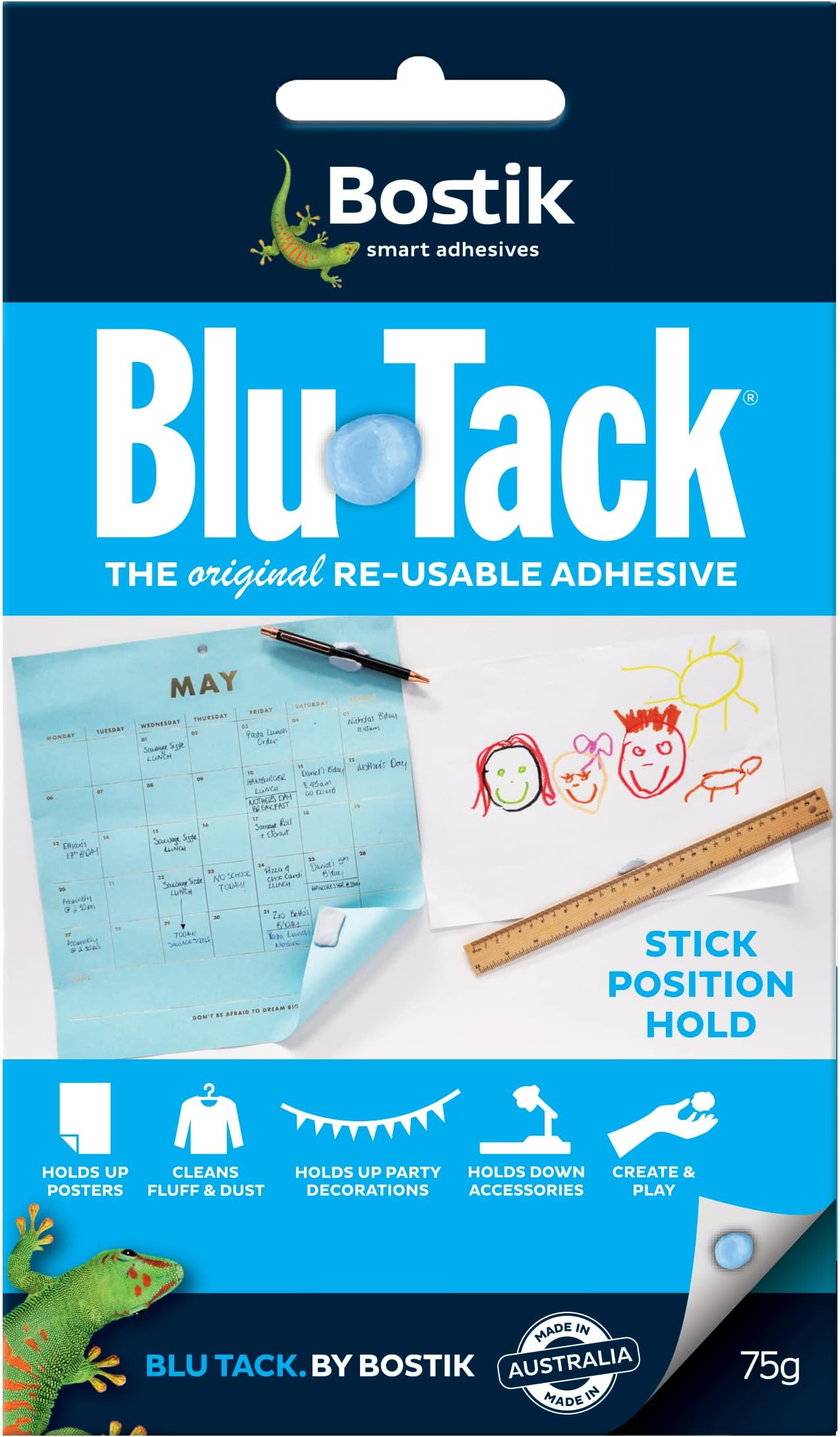 Blu-Tack Reusable Adhesive 75g