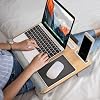Hodbehod Portable Laptop Stand Padded Notebook Table with Tablet Compartment