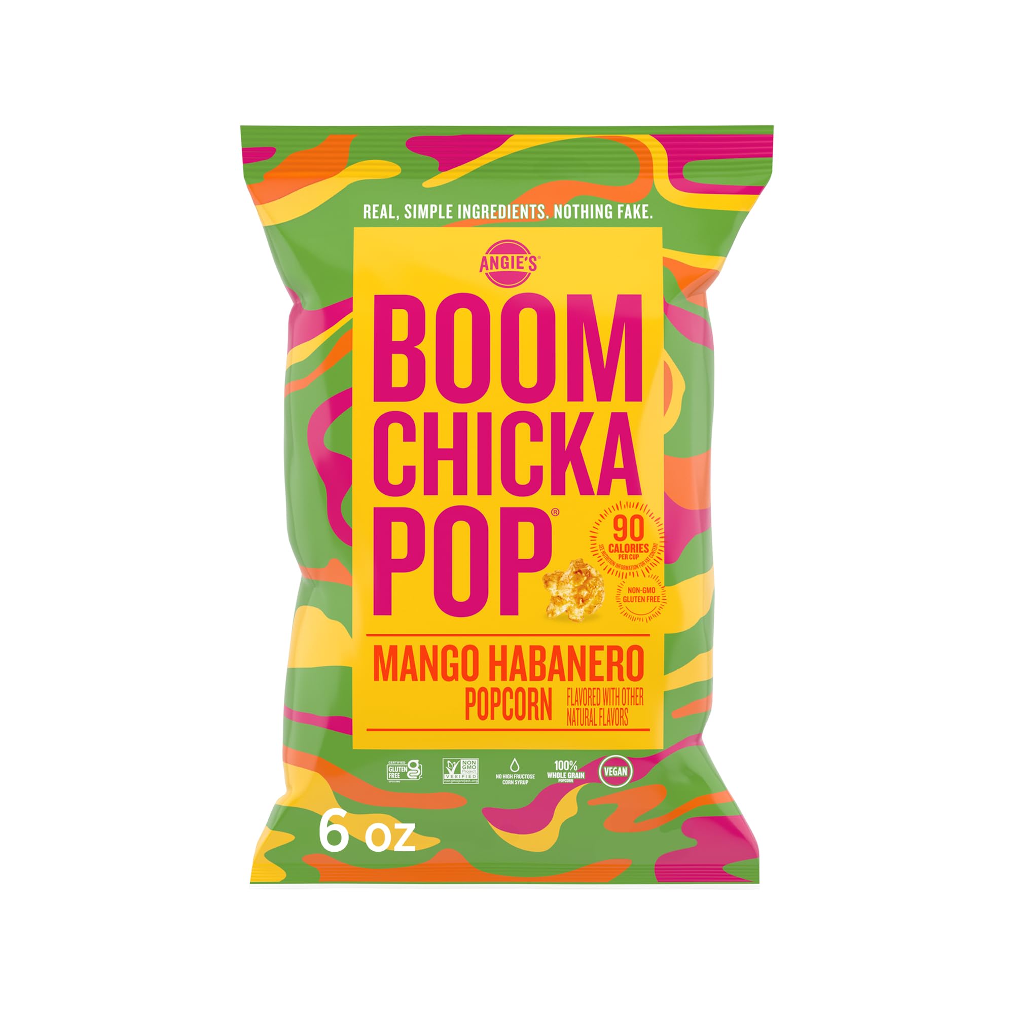 Amazon.com: Angie's BOOMCHICKAPOP Mango Habanero Popcorn, Gluten