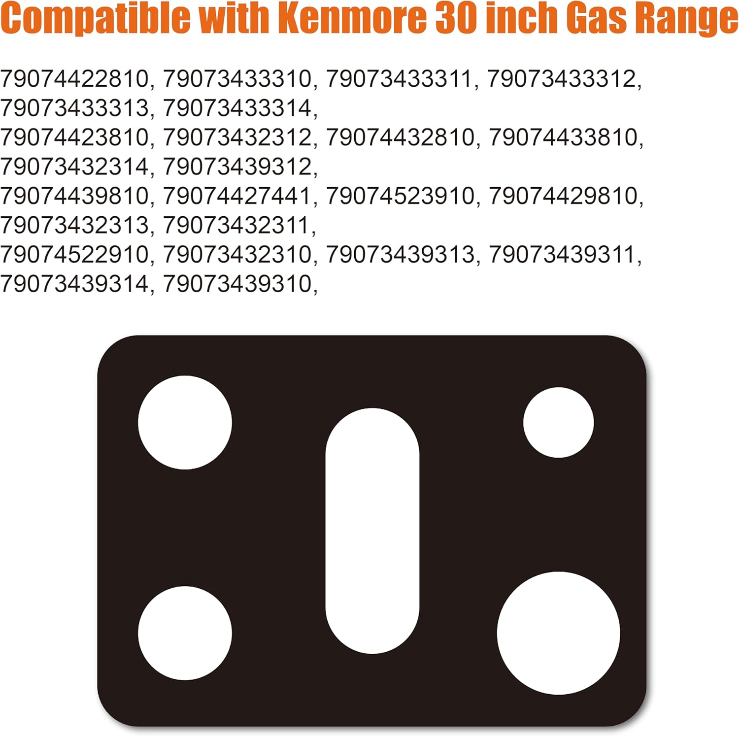 Stove Top Protector Compatible with FCRG3052,FCRG3045,FGGF3058, Custom Fit Gas Range Protectors, Reusable Non-Stick Stove Burner Liners, 0.4mm Heat Resistant Stove Guard, No Trimming Required