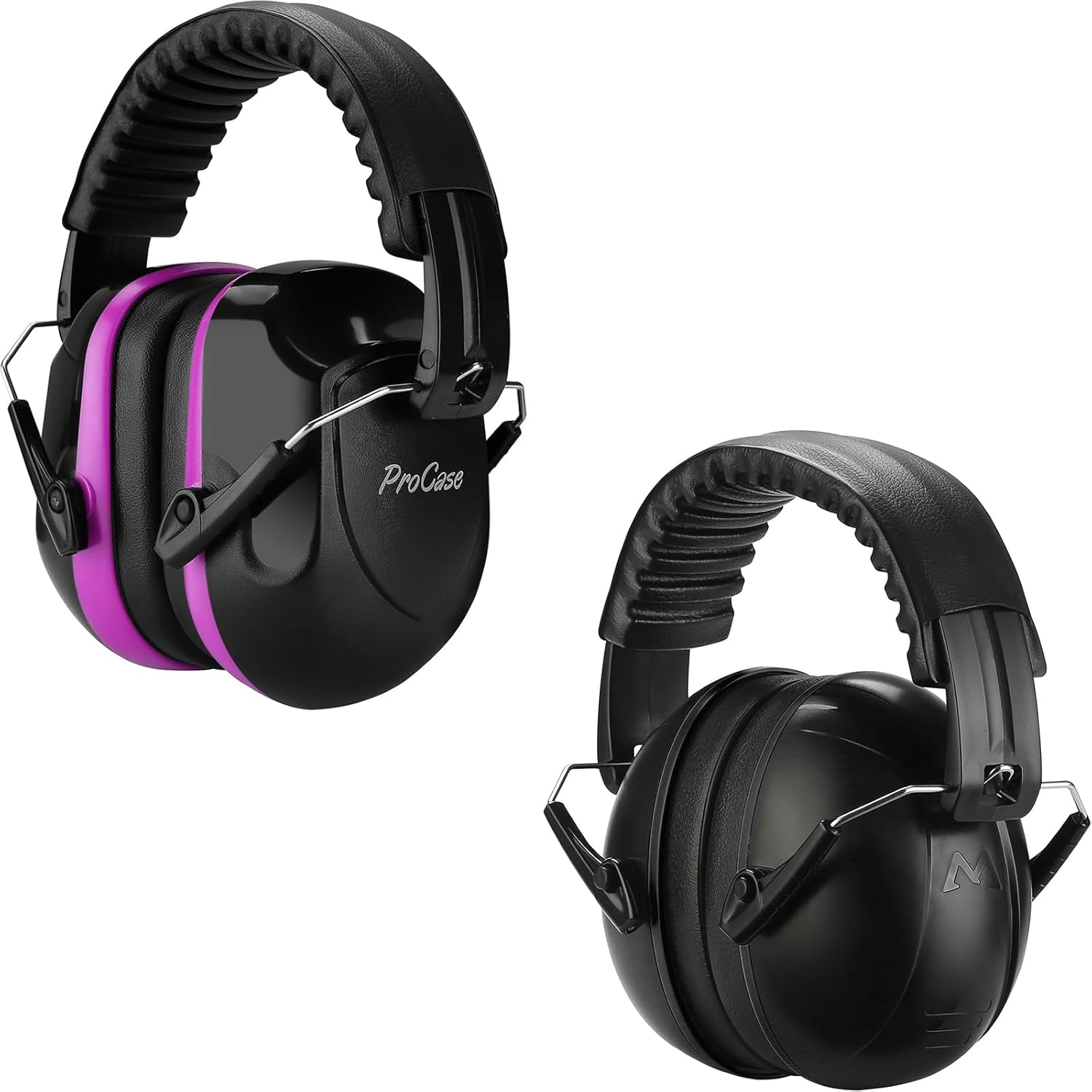 ProCase Noise Reduction Ear Muffs Bundle SNR 34dB Sound Proof Hearing Protection Earmuffs, Noise Cancelling headphones Noise Reduction Ear Muffs for Adult Kids Autism, Ear Defenders