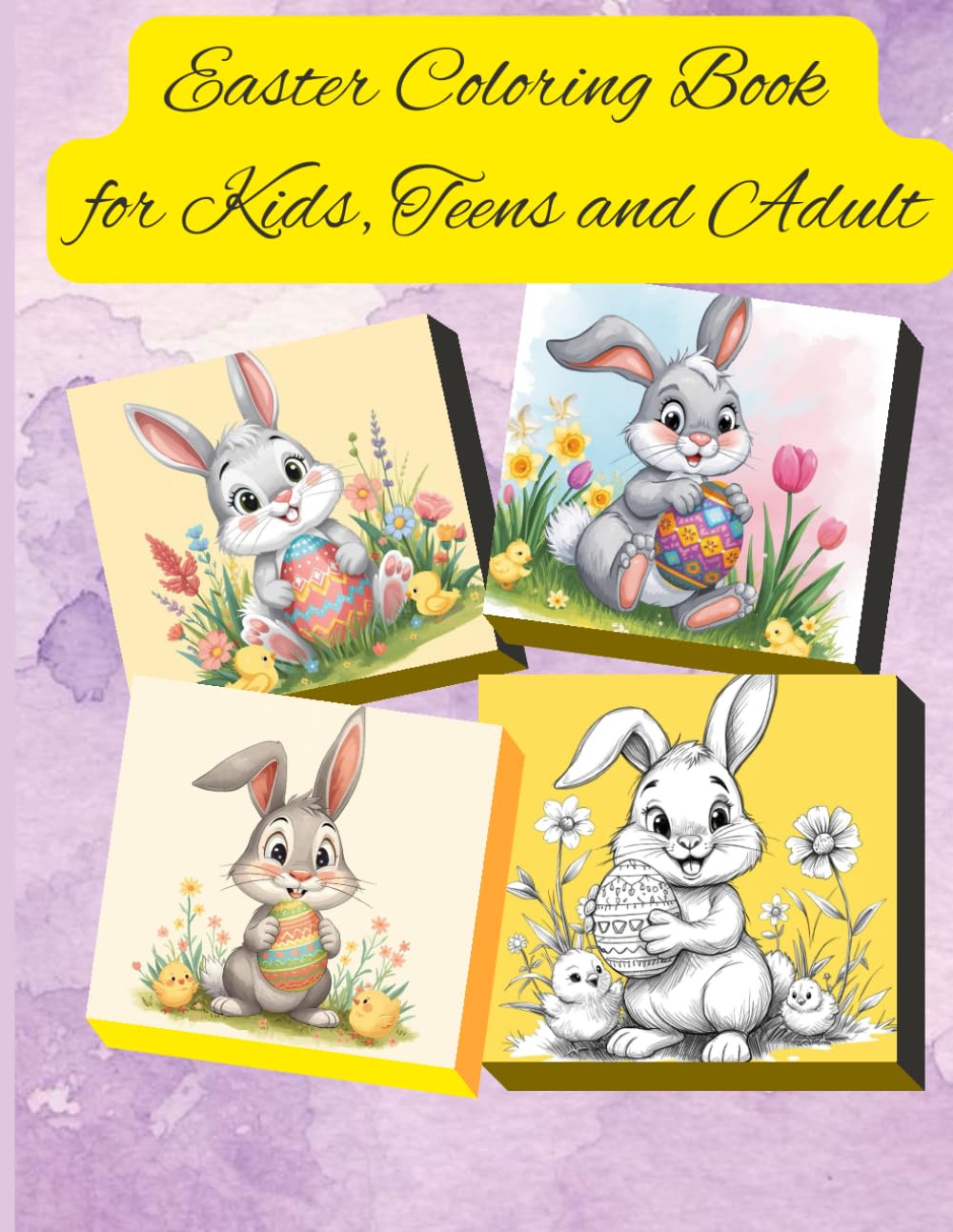 Easter Fun Coloring Book for Kids: Adorable Bunnies, Egg Designs & Spring Scenes for Kids and Teens