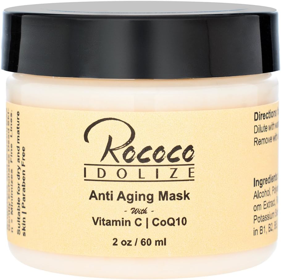 Anti Aging Mask with Vitamin C and CoQ10 - 2oz