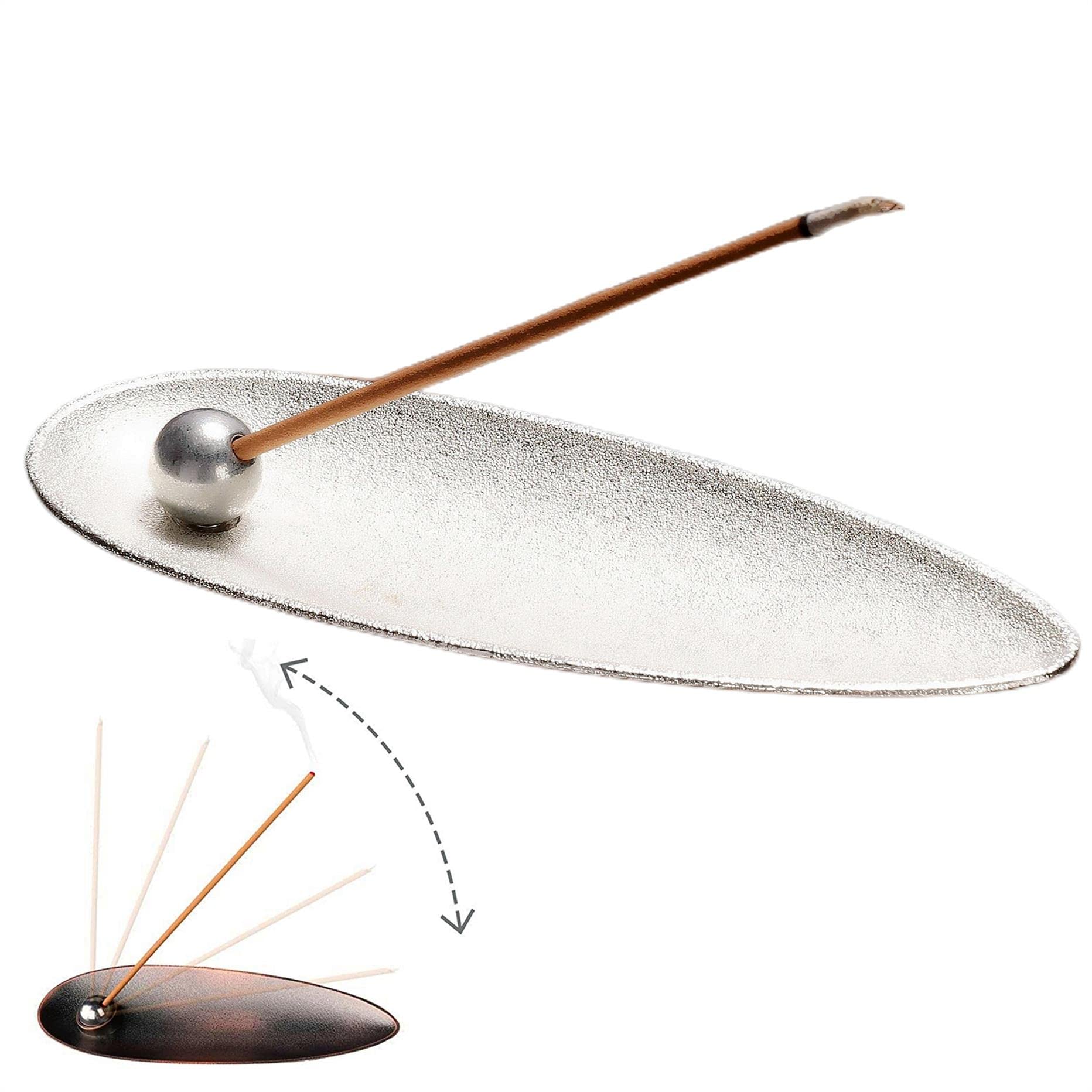 Amazon.com: FKOG Silver Metal Incense Holder for Sticks, Incense