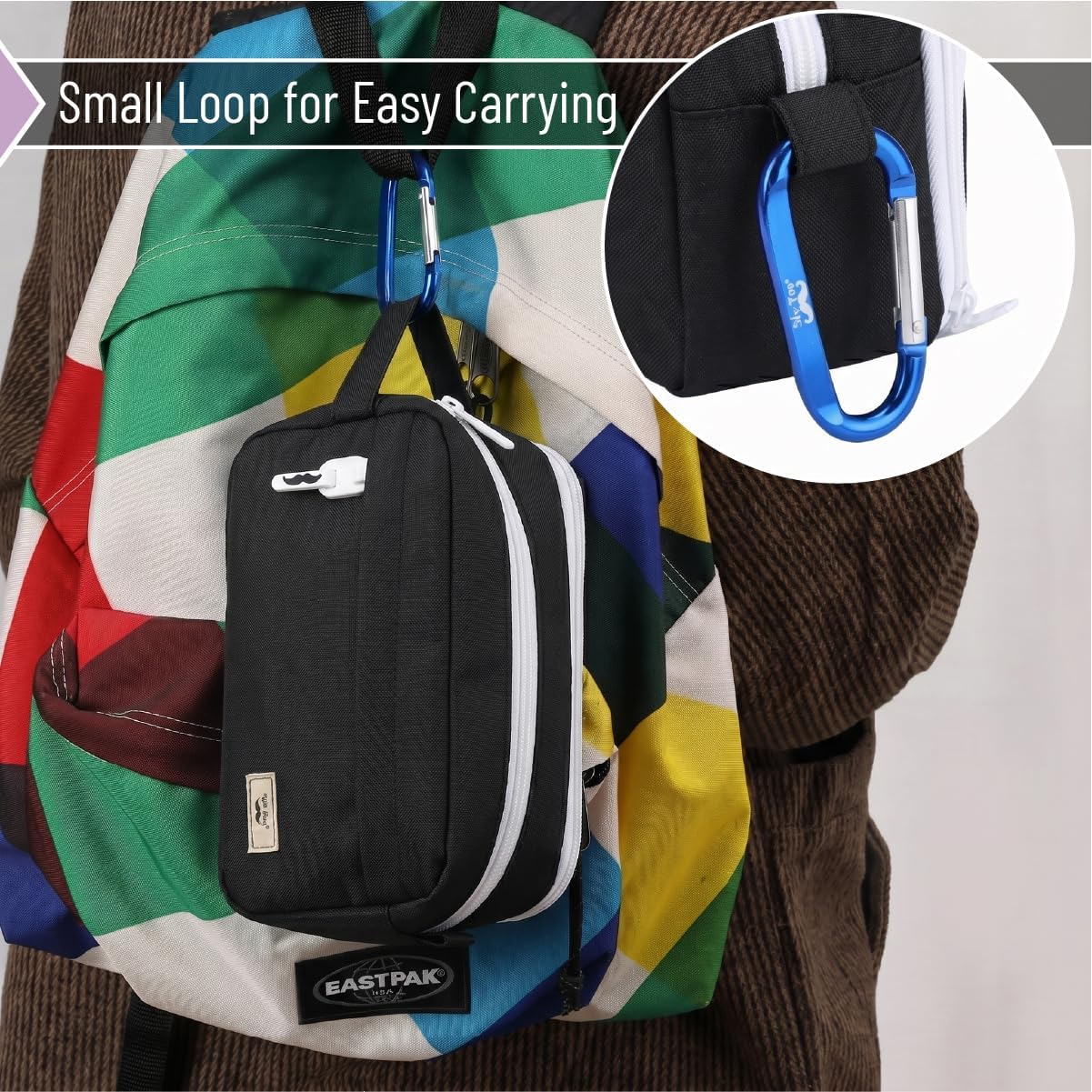 - High Capacity cil Case, Large cil Pouch with 3 Compartments and 2 Pockets, Large cil Bag with Smooth Zipper, Cute cil Case Pouch Organizer, School Supplies for Teens thumbnail