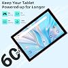 ZZB 2 in 1 Tablet with Keyboard Case Mouse Stylus Pen, 10 inch Tablet Android 15.0 Tablets PC Set, 8GB RAM+64GB ROM Tableta Computer 10.1 IPS Screen 2MP+8MP Dual Camera WiFi BT Tab Pink/Girls