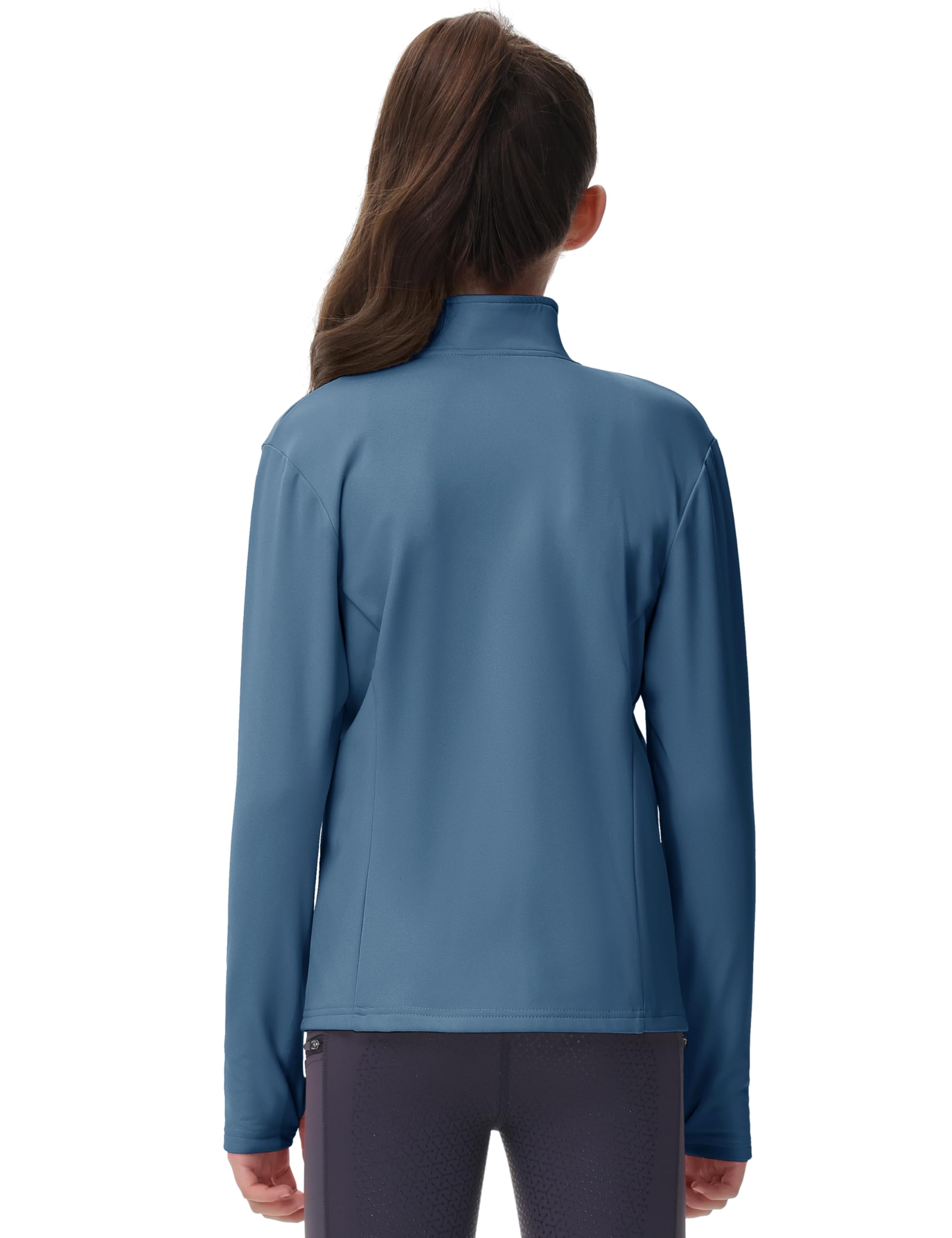 MoFiz Chaqueta Deportiva Niña Cremallera Sudadera Forro Polar para Deportes