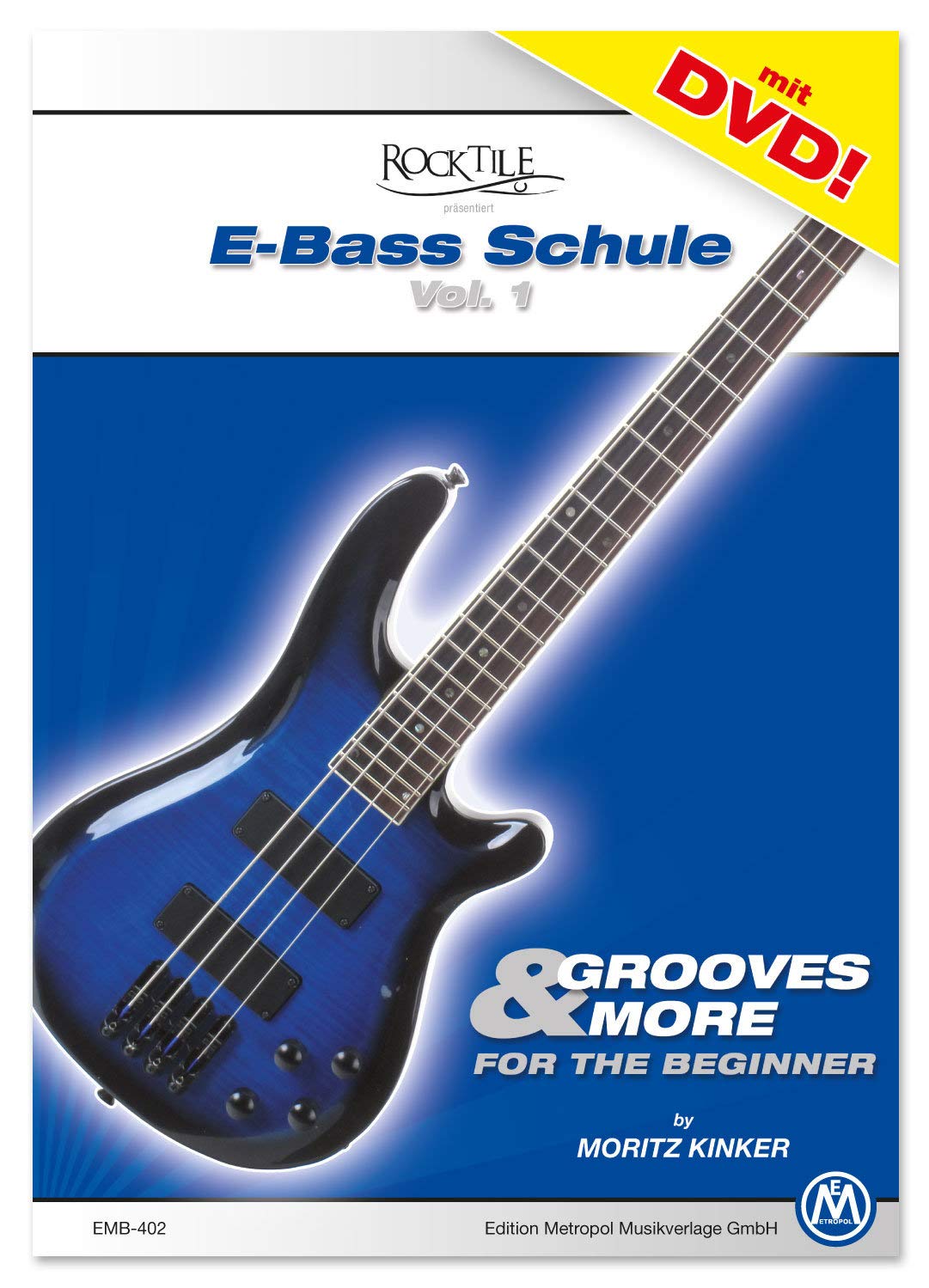 Rocktile Groovers Pack PB Set basso elettrico nero 6 pezzi