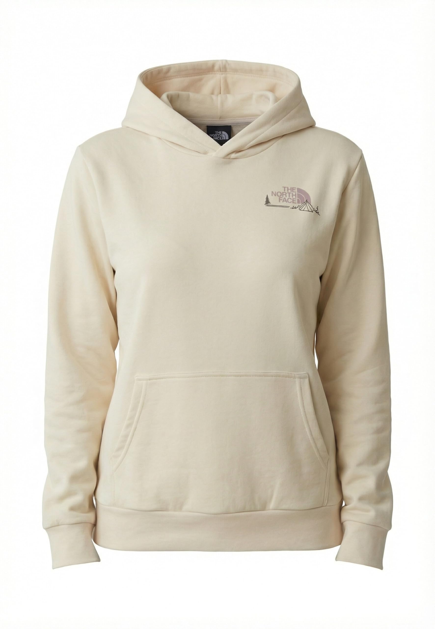 The North Face Women's Monte Regular-Graphic Hoodie, White Dune, M
