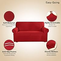 Vista 480 de Easy-Going - Funda elástica para sofá, 1 pieza, protector de muebles, suave, con parte inferior elástica, para niños, tela de jacquard de poliéster