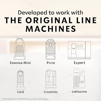 Nespresso Starbucks Capsules, Favorites Variety Pack (Box of 5, 50 Pods, Compatible with Nespresso Original Machines)