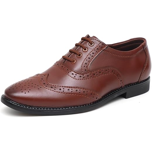 ARAMISH Boys Leather Derby Shoes