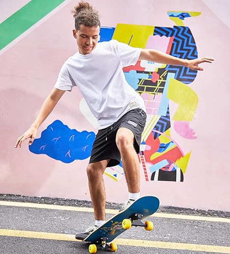 Miniatura 5 de WeSkate Skateboards for Beginners, Upgraded 31"x8" Complete Standard Skateboard for Kid Teen Adult, 8 Layer Canadian Maple Double Kick Concave