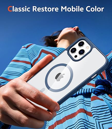 Miniatura 999 de Fntcase Funda para iPhone 15 Plus y 14 Plus de 6.7 pulgadas, magnética, a prueba de golpes de grado militar, antiamarilleo, delgada, protectora