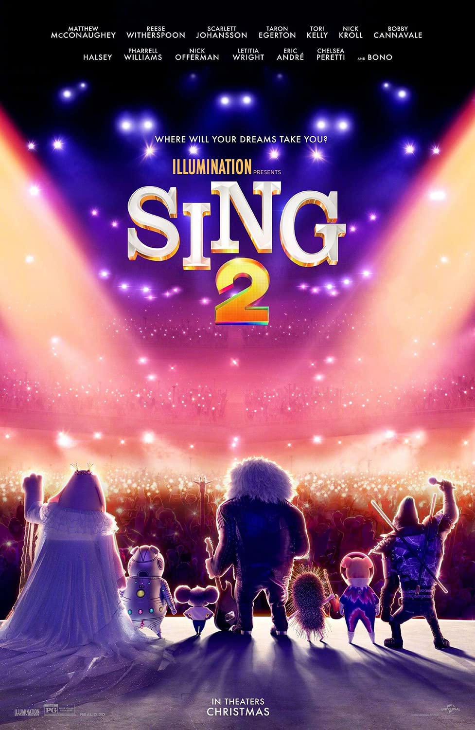 Amazon.co.jp: 2021 映画 Sing 2 ポスター フレームなし ウォール