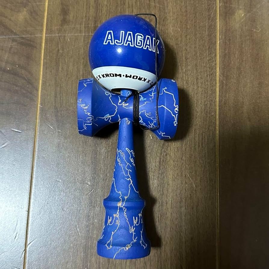 Amazon | クロム けん玉 KROM Ajagak 2 Blue 2 | けん玉 | おもちゃ