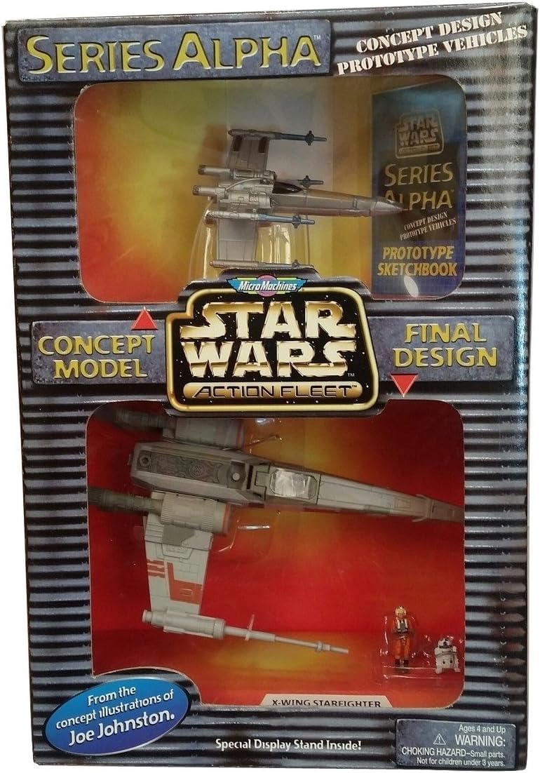 Barbie Star Wars Micro Machines Action Fleet Series Alpha X-wing Starfighter By Galoob