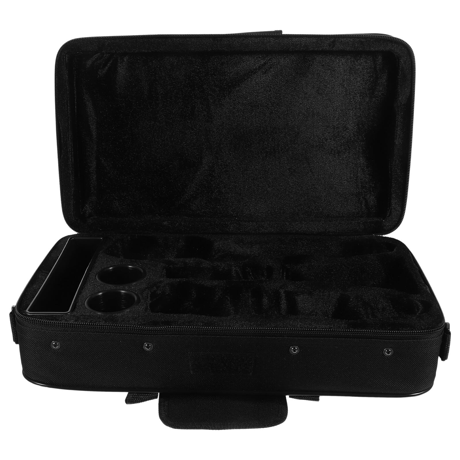 Estuche Portátil y Espuma para Clarinete de Tela Oxford Negro Bolsa Ligera y Resistente para Transporte y Almacenamiento en Viaje o Exterior