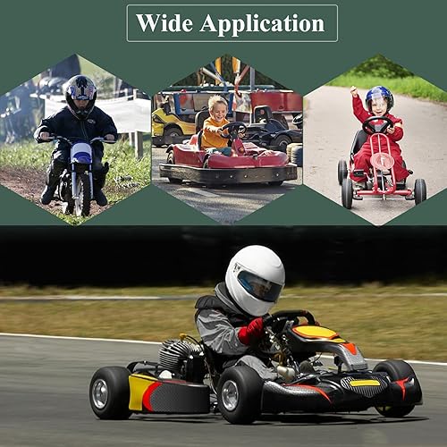 Miniatura 6 de Embrague Go Kart de 34 pulgadas de diámetro 10 dientes depredador 212cc embragues centrífugos con cadena #40 41 420 para mini bicicleta Fun Kart