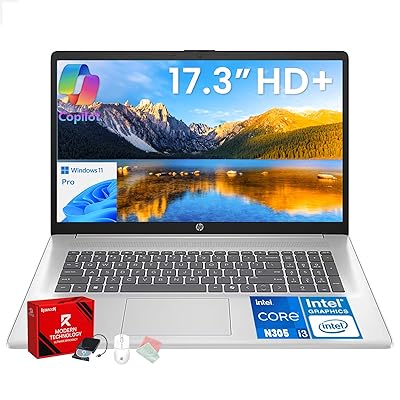 HP Stream 14" HD Laptop for Student & Business, Intel Processor N150, 16GB RAM, Intel Graphics, 288GB Storage(128GB UFS+160GB Docking Station Set),1 Year Office 365, Copilot, Wi-Fi 6, Win 11 S, Pink