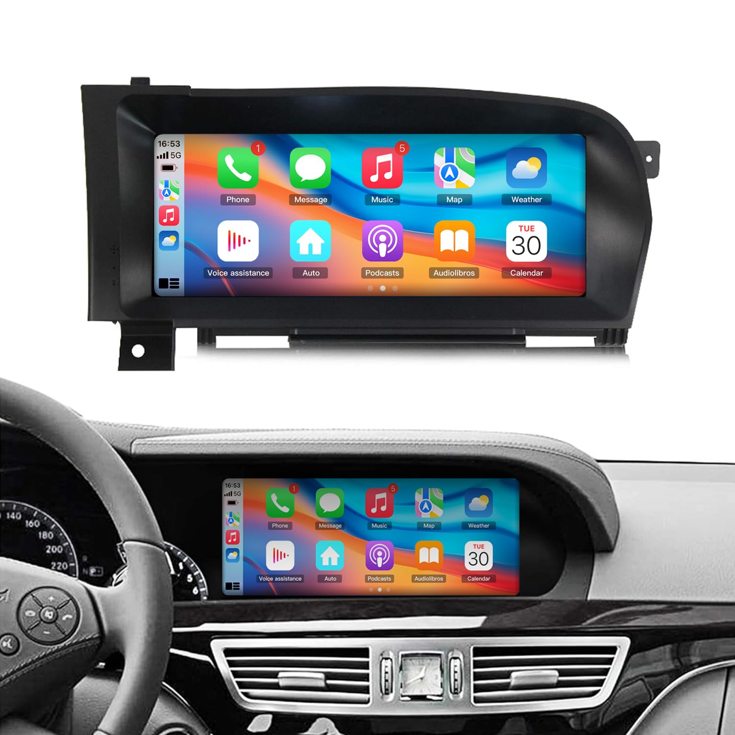 ベンツ W221 / W216/C216 Sクラス　CL用Androidカーナビ Mercedes-Benz CL(C216)/S(W221) RHD Aftermarket Radio Upgrade