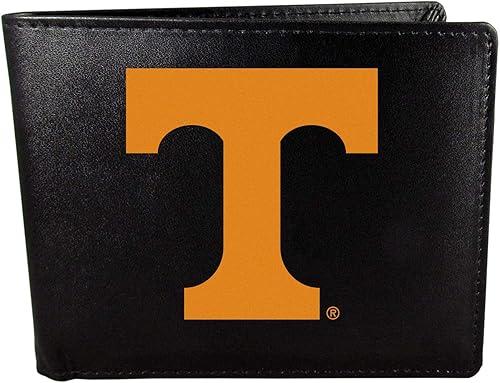 Siskiyou Sports Cartera de cuero con doble pliegue, logotipo grande Siskiyou Sports Cartera de cuero con doble pliegue, logotipo grande