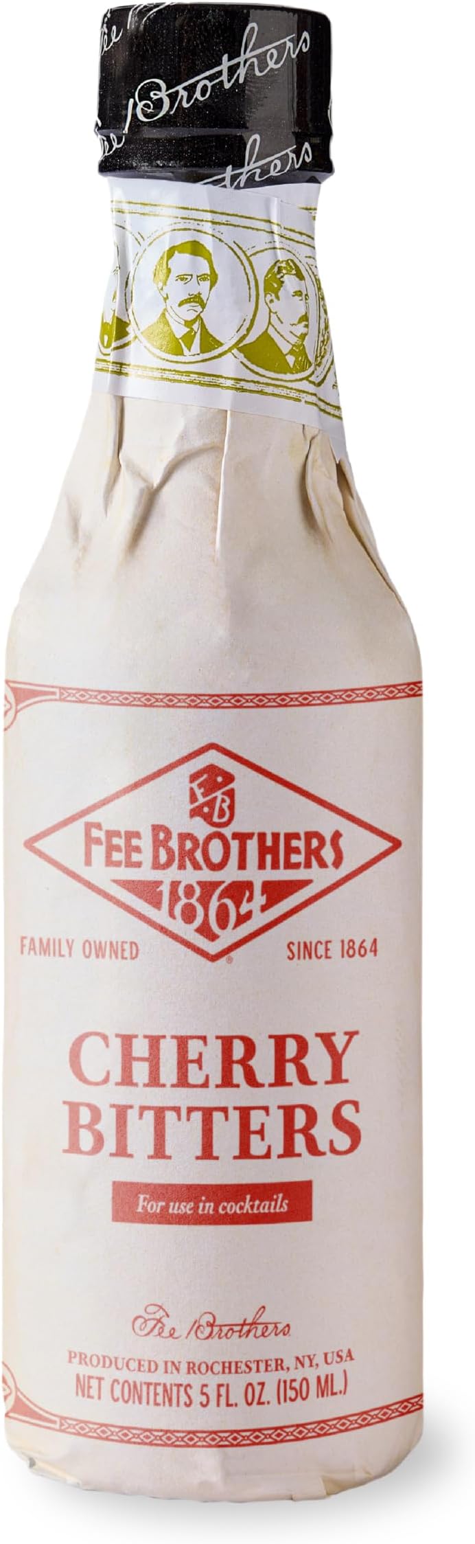 Fee Brothers Cherry Cocktail Bitters, 5 fl oz (150ml)