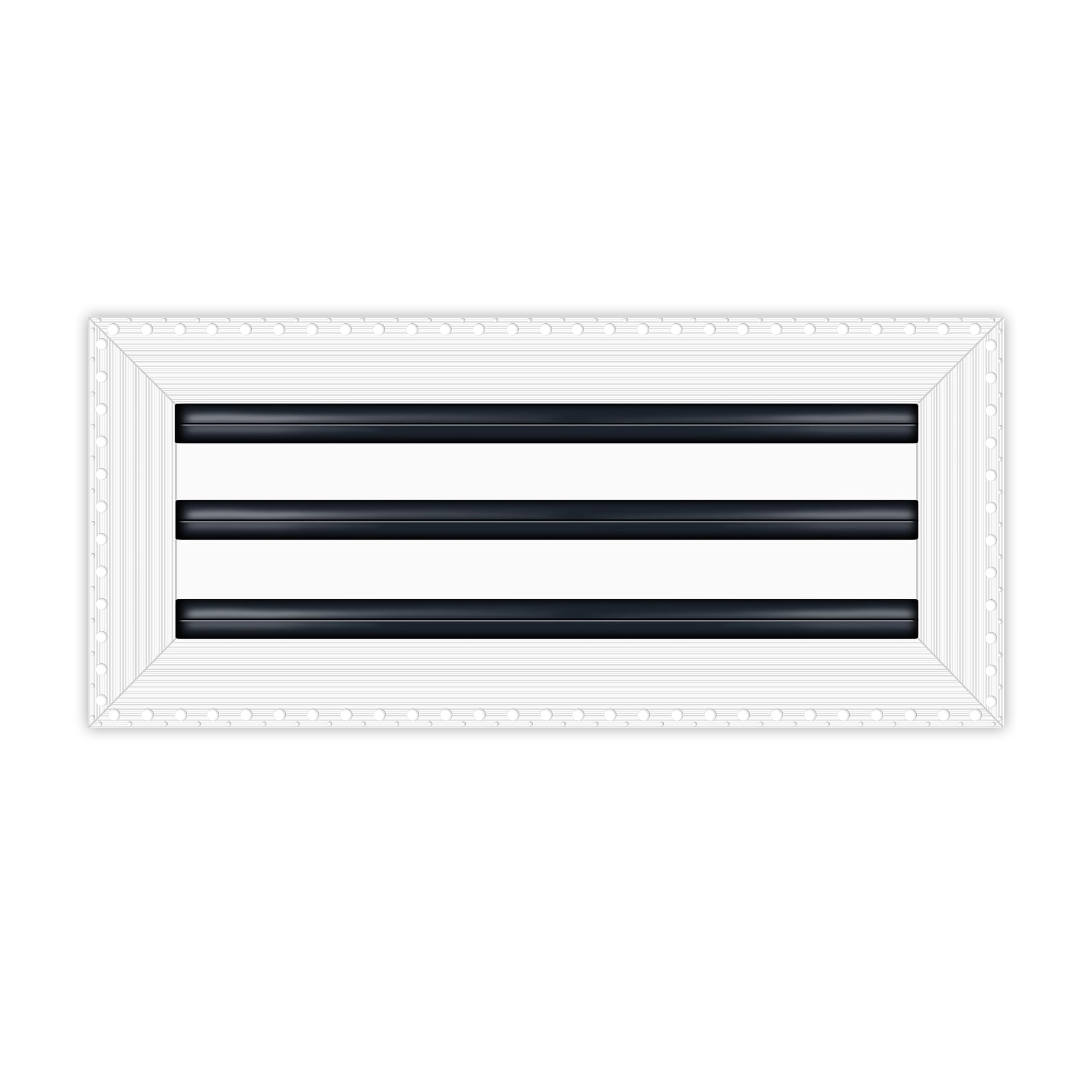 Diffuseur linéaire MUD Texas Buildmart 40,6x15,2 cm pour cloison sèche