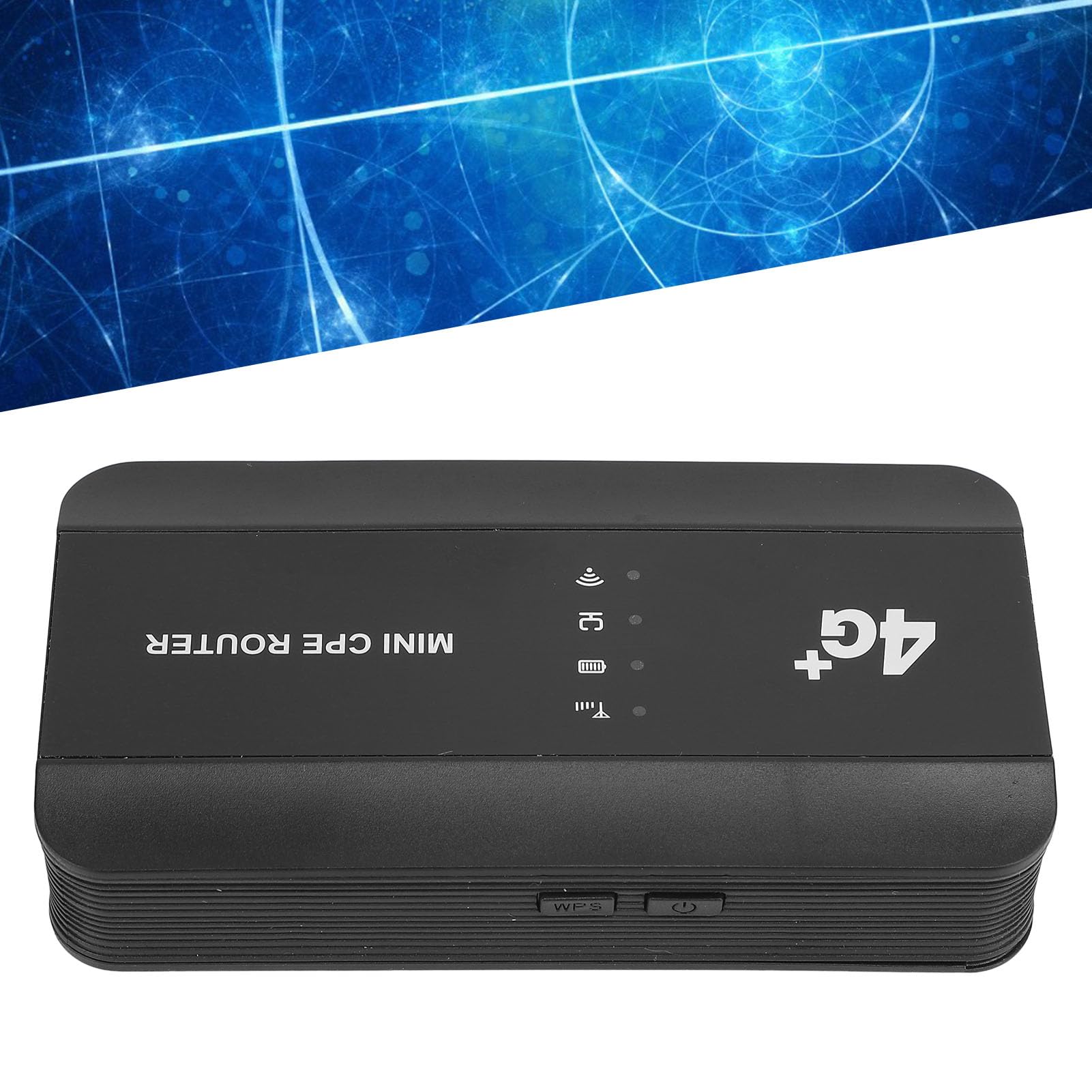 Mini Router CPE, Szybki Router Gigabit Ethernet 4G LTE WiFi 6 300 Mb/s z Portem RJ45 i Gniazdem Karty SIM Typu C. Ładowanie. Przenośny Router podróżny. Obsługa 10 Użytkowników