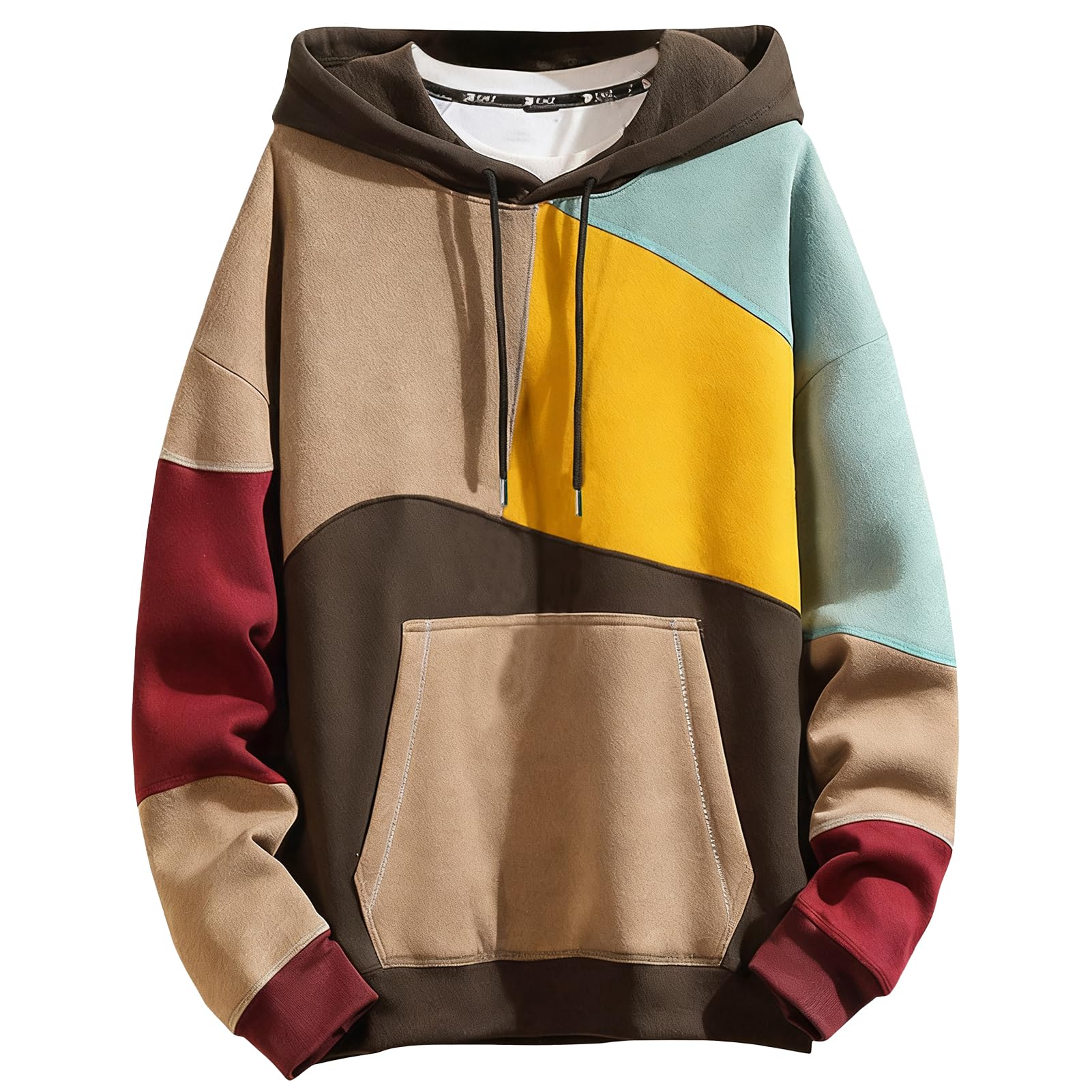 Hombre Sudadera con Capucha Techwear Manga Larga Hoodie Ligea Deportiva Casual Jersey Otoño Invierno